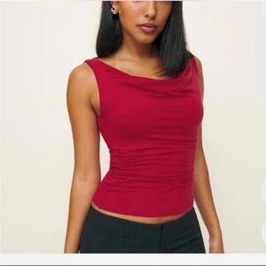 Reformation Darla knit top